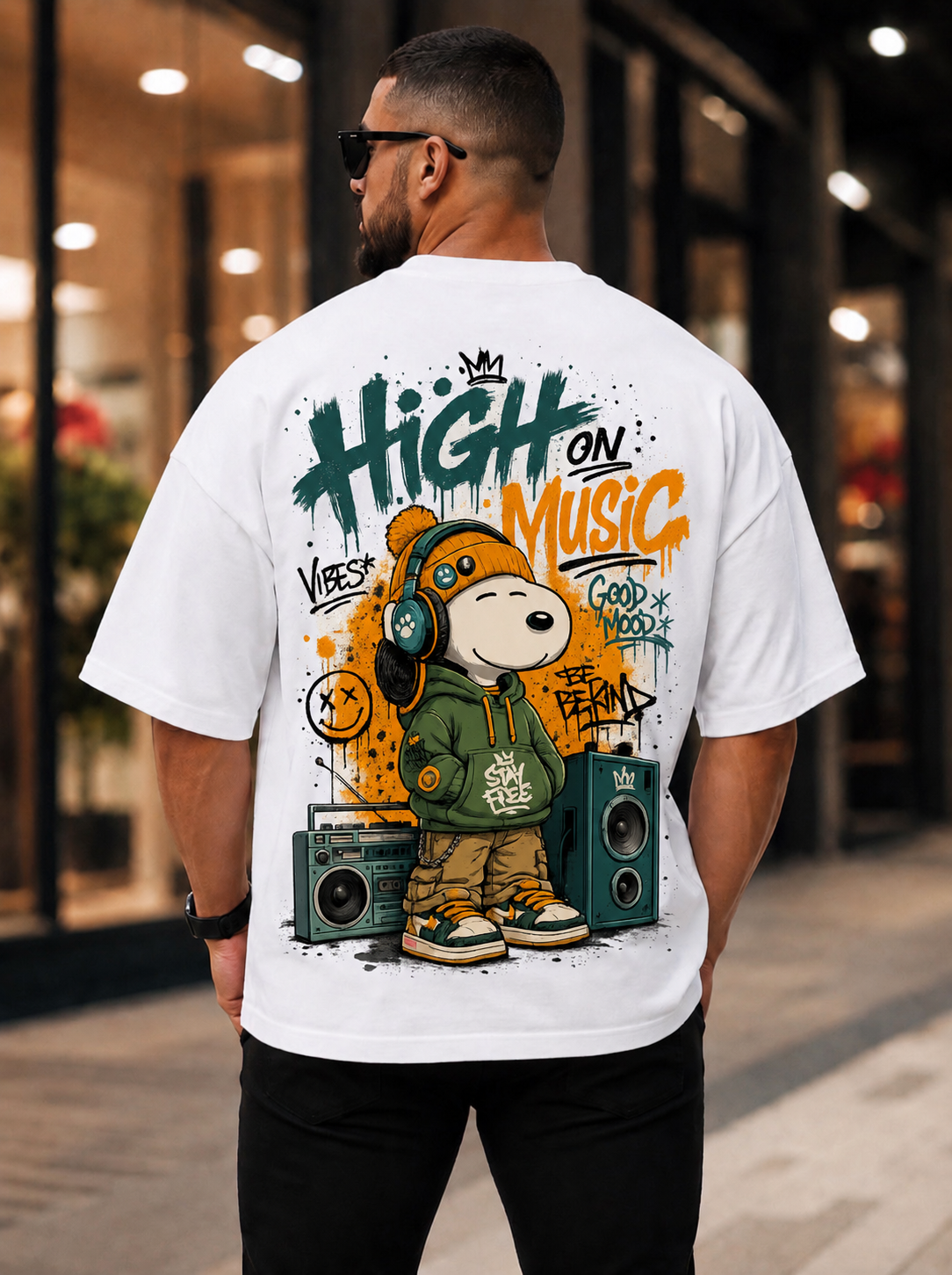 High on Music Cool Cartoon Vibe