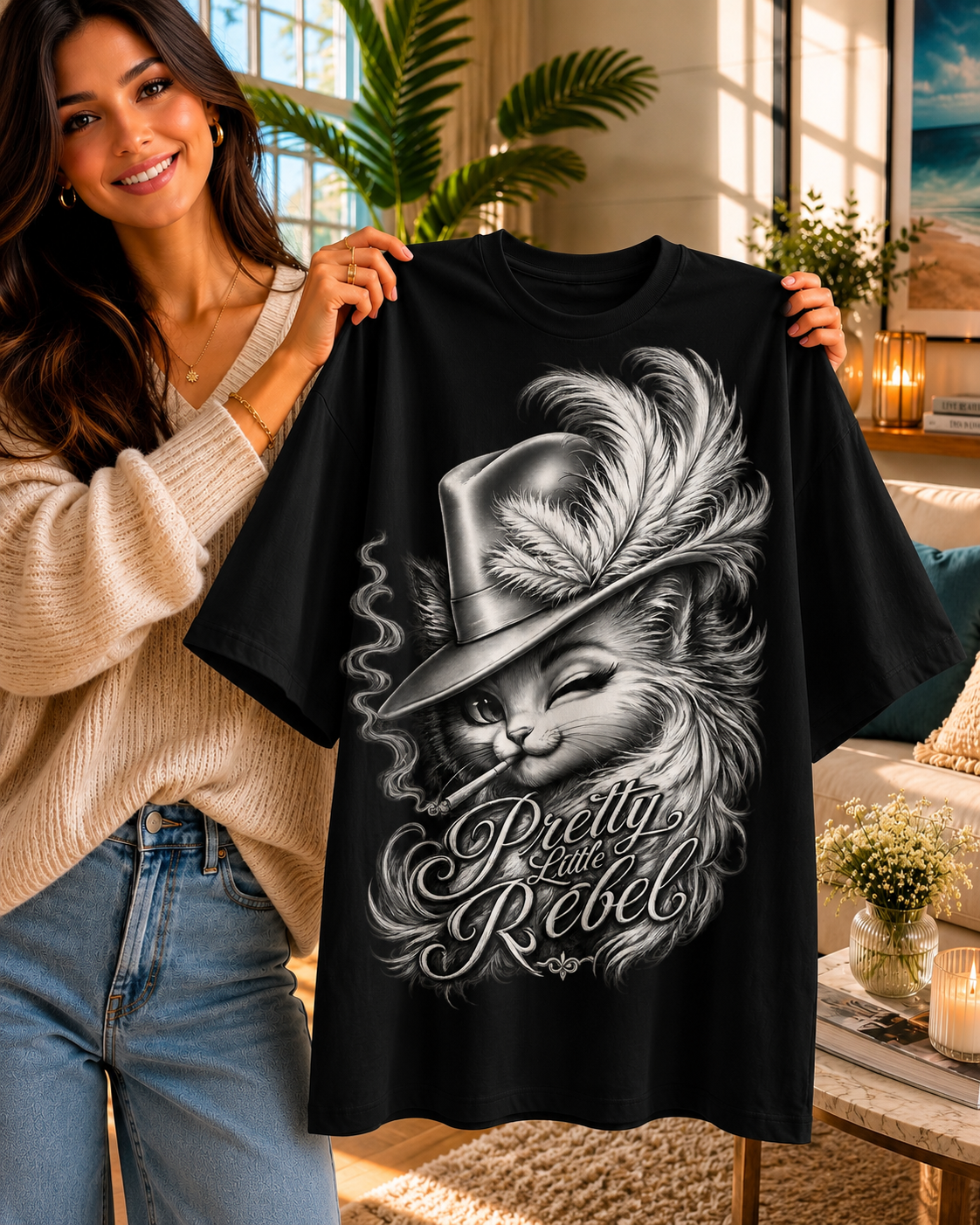 Attitude Cat Rebel Vibe