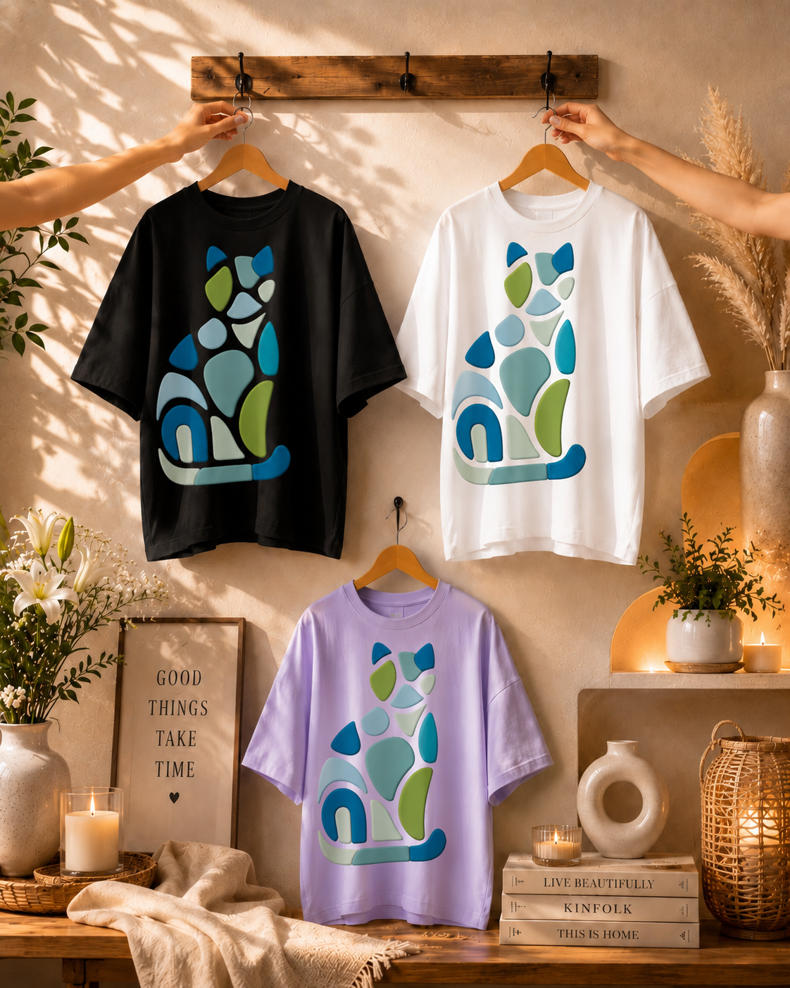 Colorful Cat Pop Style Theme