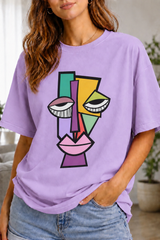Colorful Painting Style Face