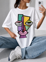 Colorful Painting Style Face